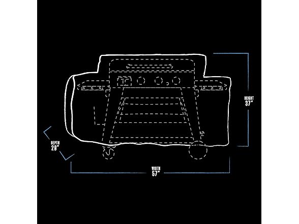 Pit Boss 32122 3B Ultimate Griddle Cover, Black