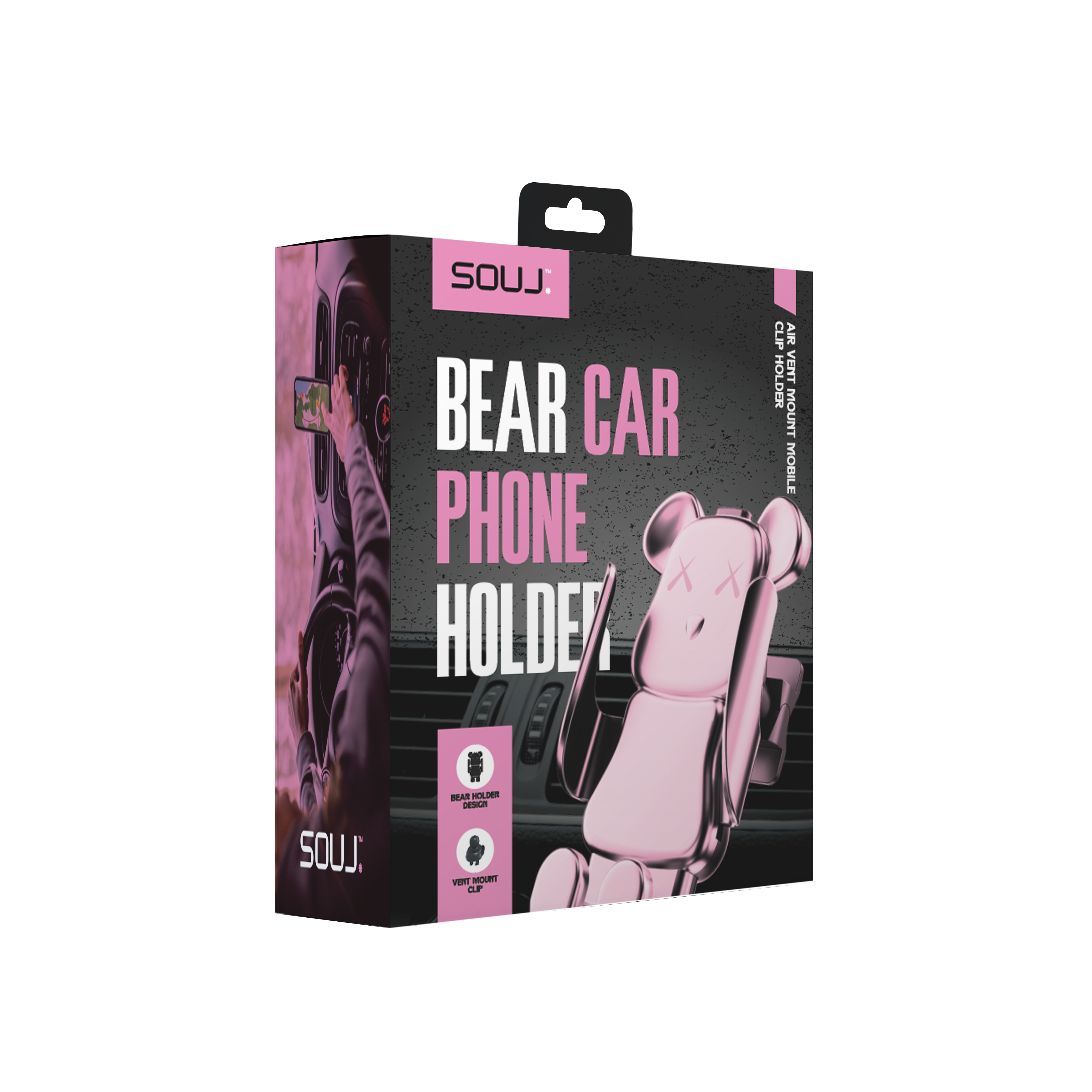 Bear Car Vent Mount - Novelty Design - Gallery 13