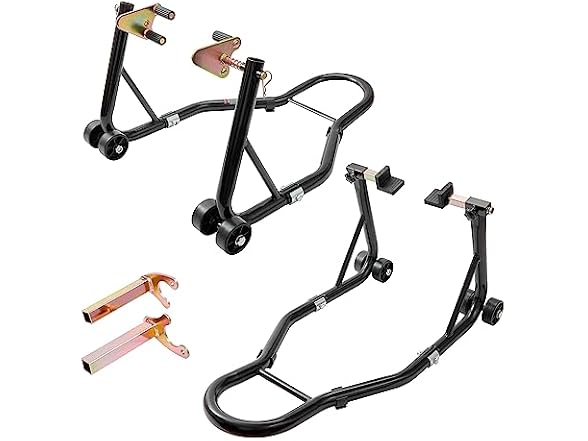 Motorcycle Stand Lift, 850lbs Front Rear Combo