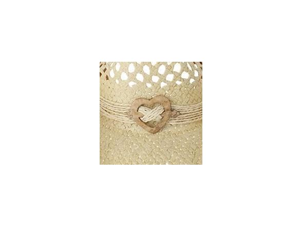 CTM Women's Western Straw Cowboy Hat