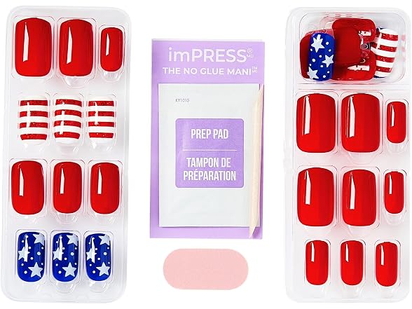 imPRESS Press On Nails Stateside Medium 30 Count