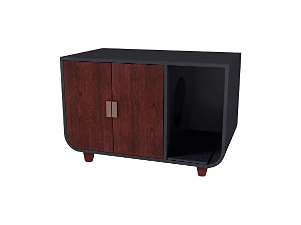 Staart Dyad Cat Litter Box Enclosure and Nightstand