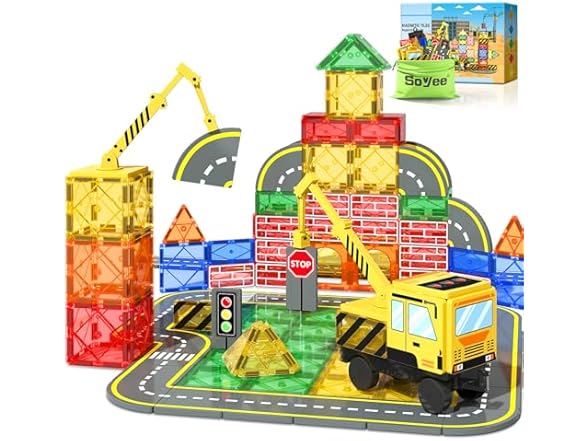 Soyee Magnetic Tiles Magnetic Building Blocks