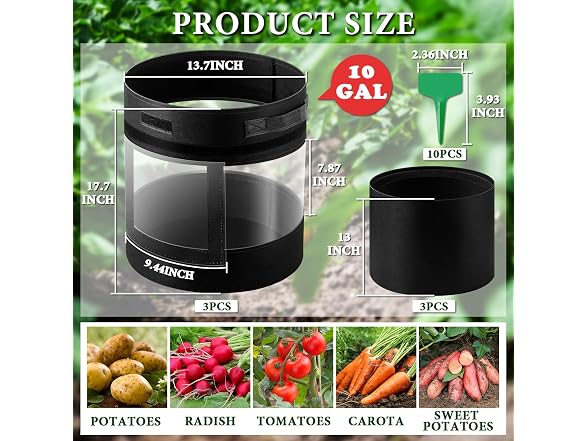UJG Potato Grow Bags
