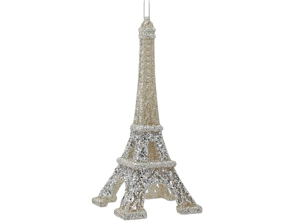Kurt S. Adler Gold & Silver Eiffel Tower