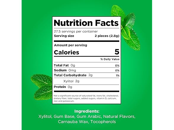 1PK PUR Gum | Aspartame Free Chewing Gum