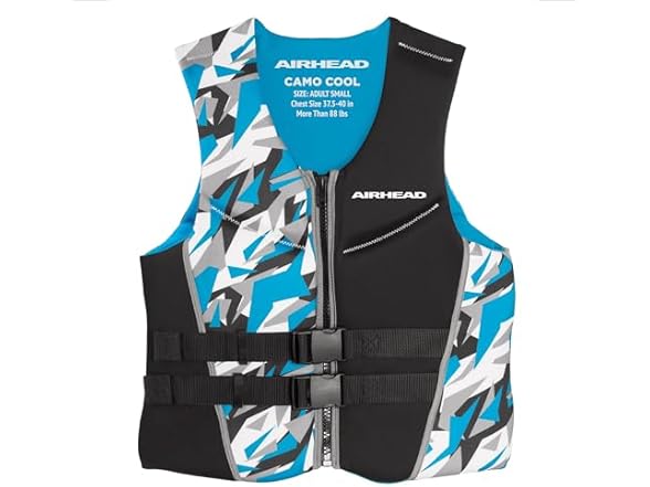 Airhead Men's CAMO Life Jacket Small