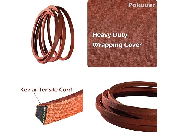 Lawn Mower Drive Belt 1/2" x 106"