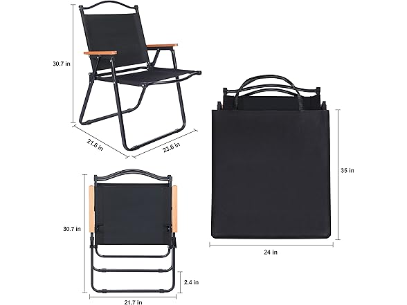 YSSOA Folding Beach Chair w/ Storage