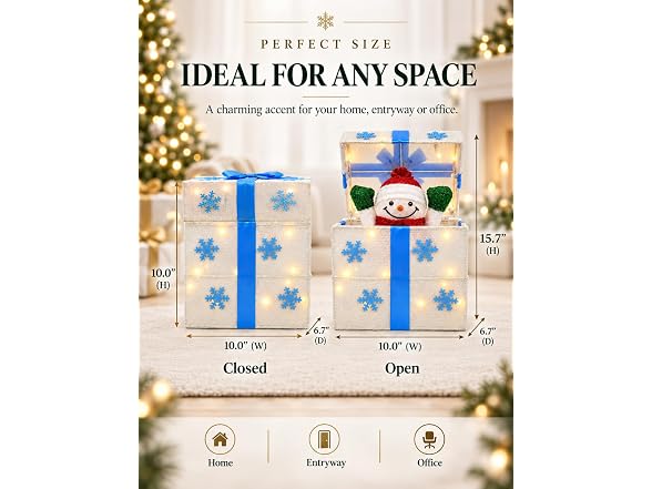 ENCMY Pop-Up Front Yard Gift Box Decoration