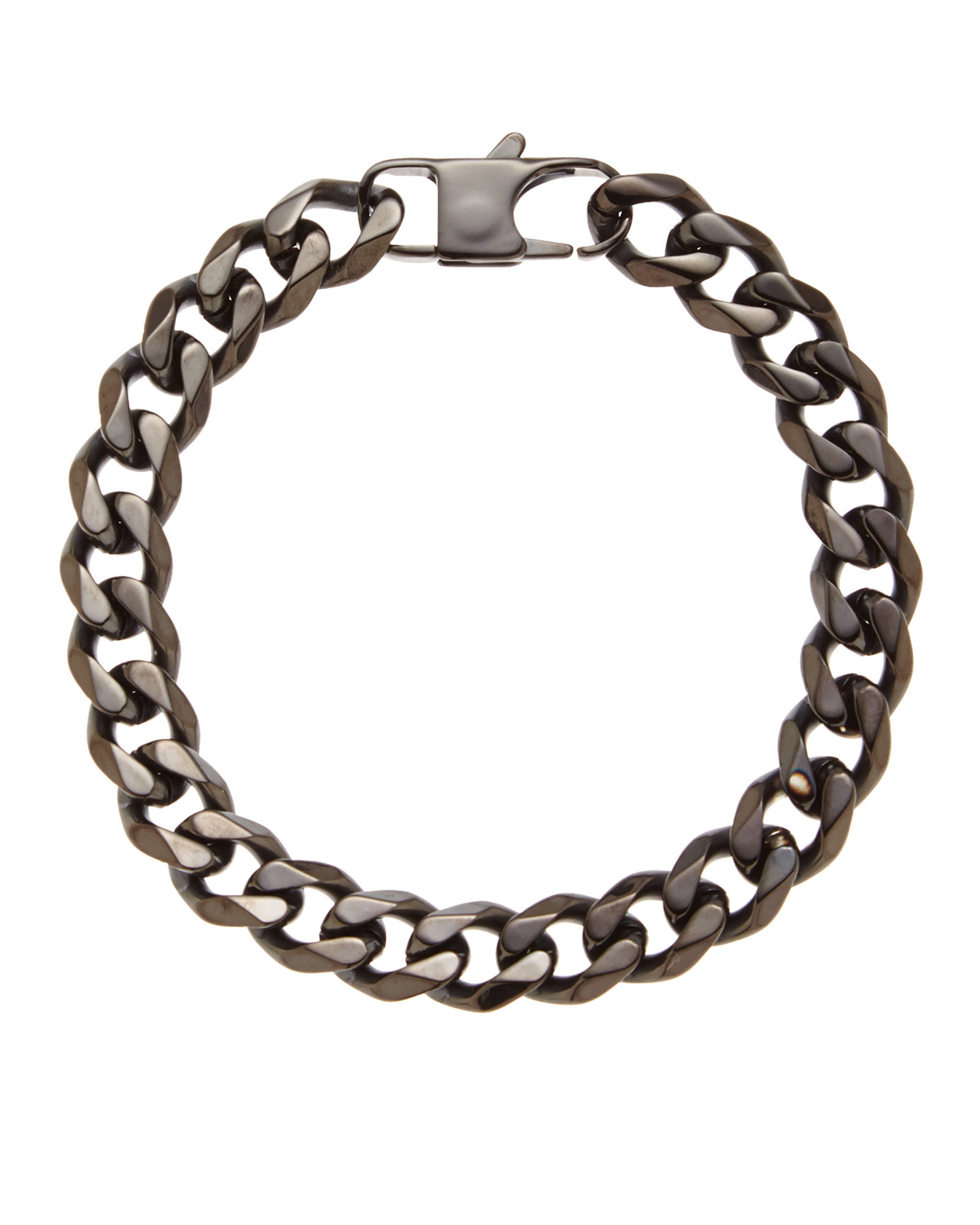 Polished 10MM Cuban Bracelet - Gallery 3