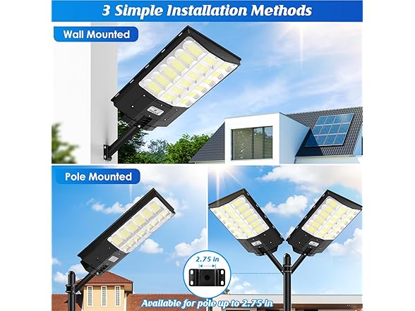 Brightever Solar Street Light Outdoor Waterproof