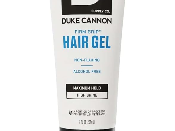 Duke Cannon Firm Grip Hair Gel, 7 oz