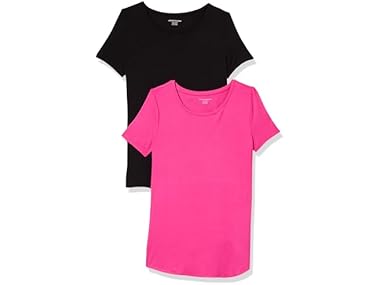 $6.99, Was $13.90, 49% Off! Amazon Essentials Womens Scoopneck Tunic 2Pk dealfomo