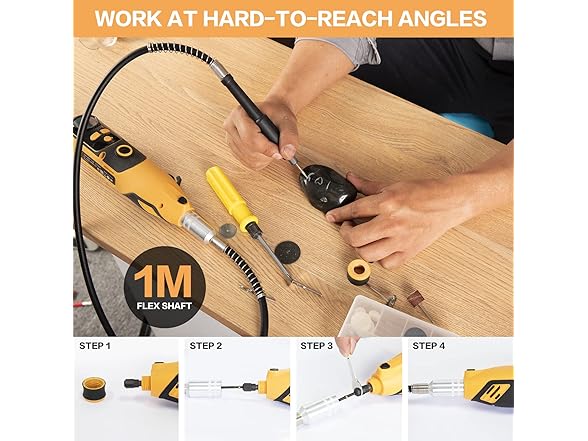 Rotary Tool, Handstar Rotary Tool Kit, 6 Variable Speed Elec (Open Box)