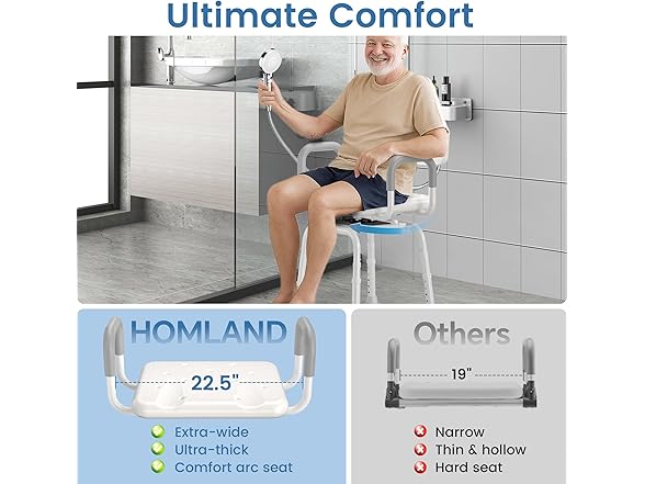 Swivel Shower Chair Adjustable