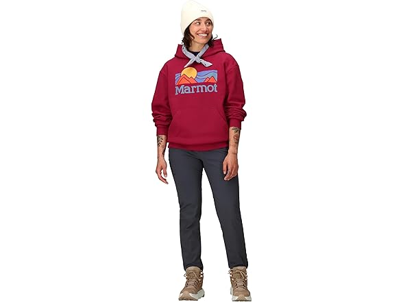 Marmot Womens Coastal Logo Hoodie