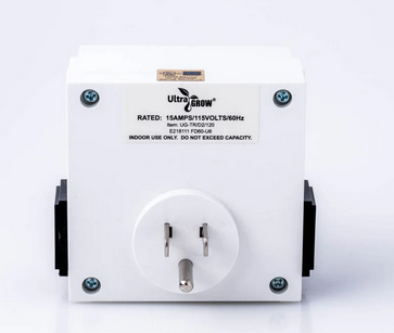 2pk UltraGrow 120V Programmable 7-Day Timer - Gallery 5