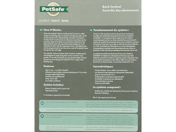 PetSafe Ultrasonic Outdoor Bark Control 350G