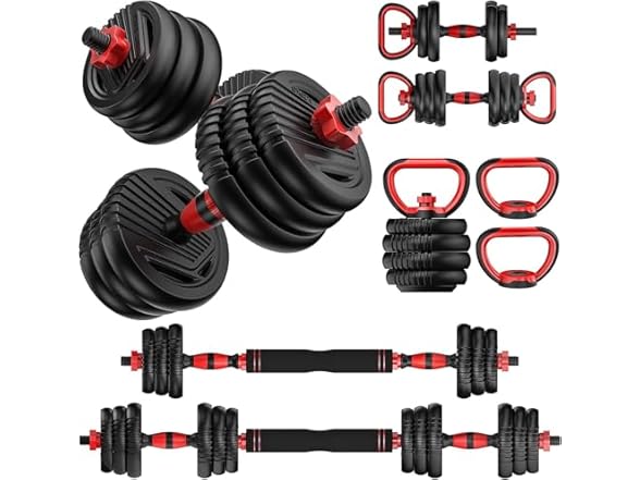 UNNMIIY Adjustable Dumbbells | 45lbs