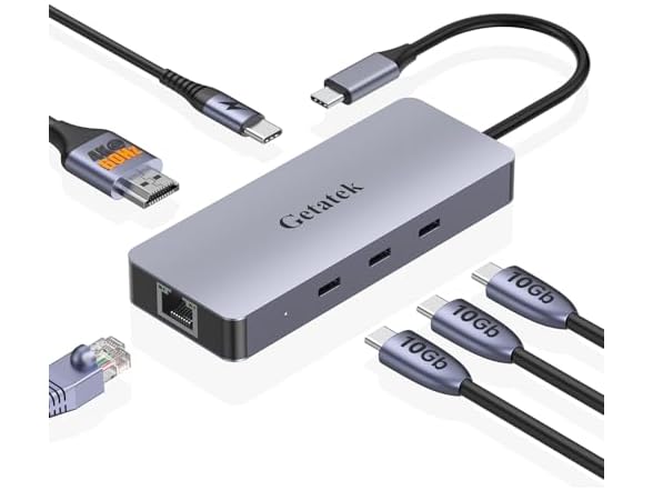 Getatek 6-in-1 USB-C Hub