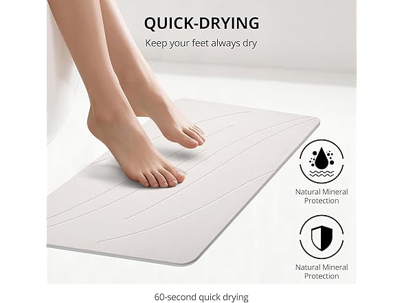 GLLAPITK Stone Bath Mat