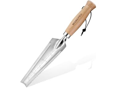 $6.79, Was $10.49, 35% Off! WORKPRO Garden Trowel with Wood Handle dealfomo
