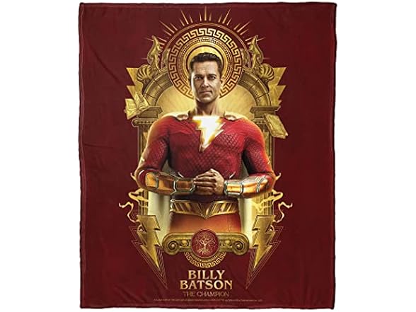 Northwest DC Billy Batson Throw, 50"x60"