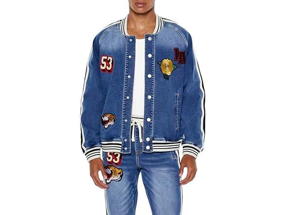 Forever 21 (M) Patch Bomber Jacket