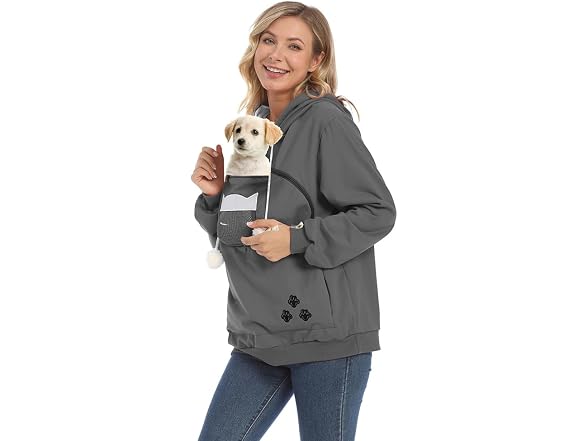 Women Pet Carrier Sweatshirt