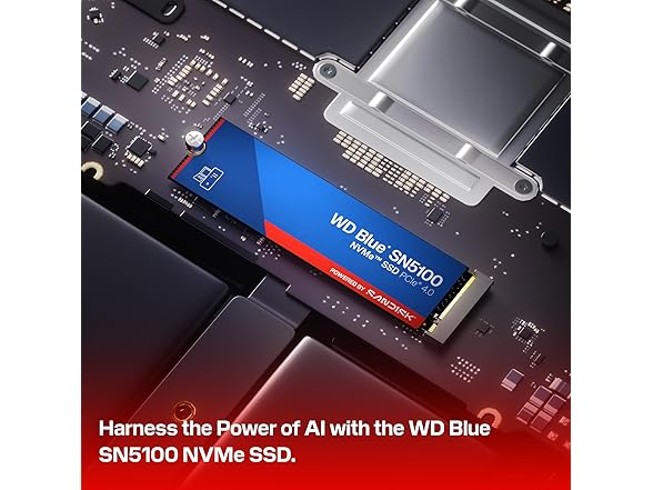 Sandisk WD Blue 4TB SN5100 NVMe SSD - M.2 2280,