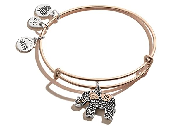 Alex and Ani Elephant Charm Bangle