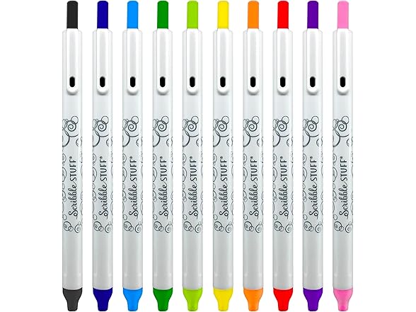 RoseArt Scribble Stuff Retractable Felt Brights