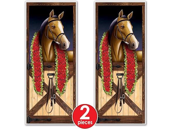 Beistle 2-Pack Horse Racing Door Covers