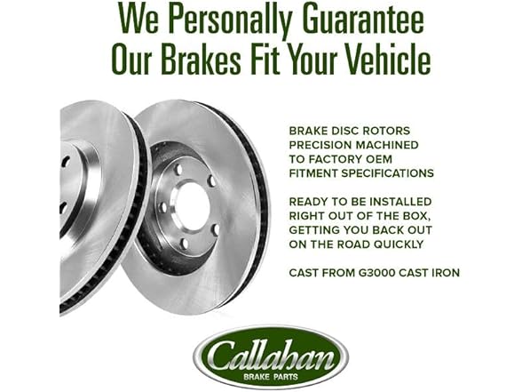 Callahan BRAKE PARTS Rear Brake Kit
