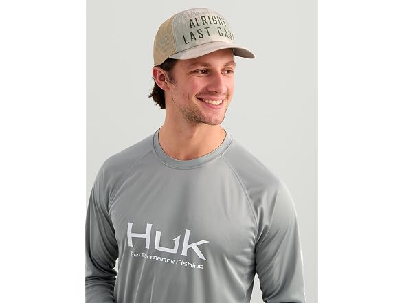 HUK Men's Pursuit Long Sleeve Sharkskin (3XL)