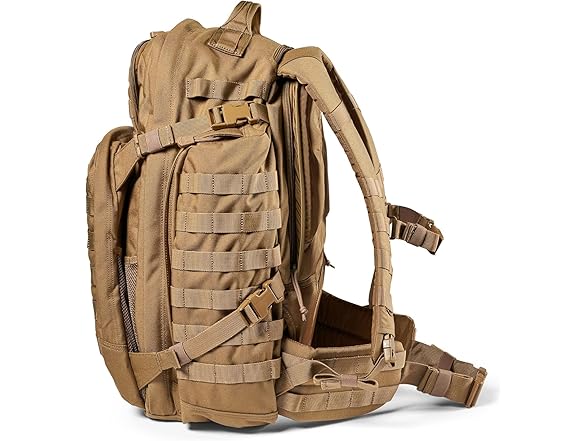 5.11 Tactical Backpack – Rush 72 2.0 – Pack and Laptop Compartment, 55 Liter, Large, Style 56565 – Kangaroo (Open Box)