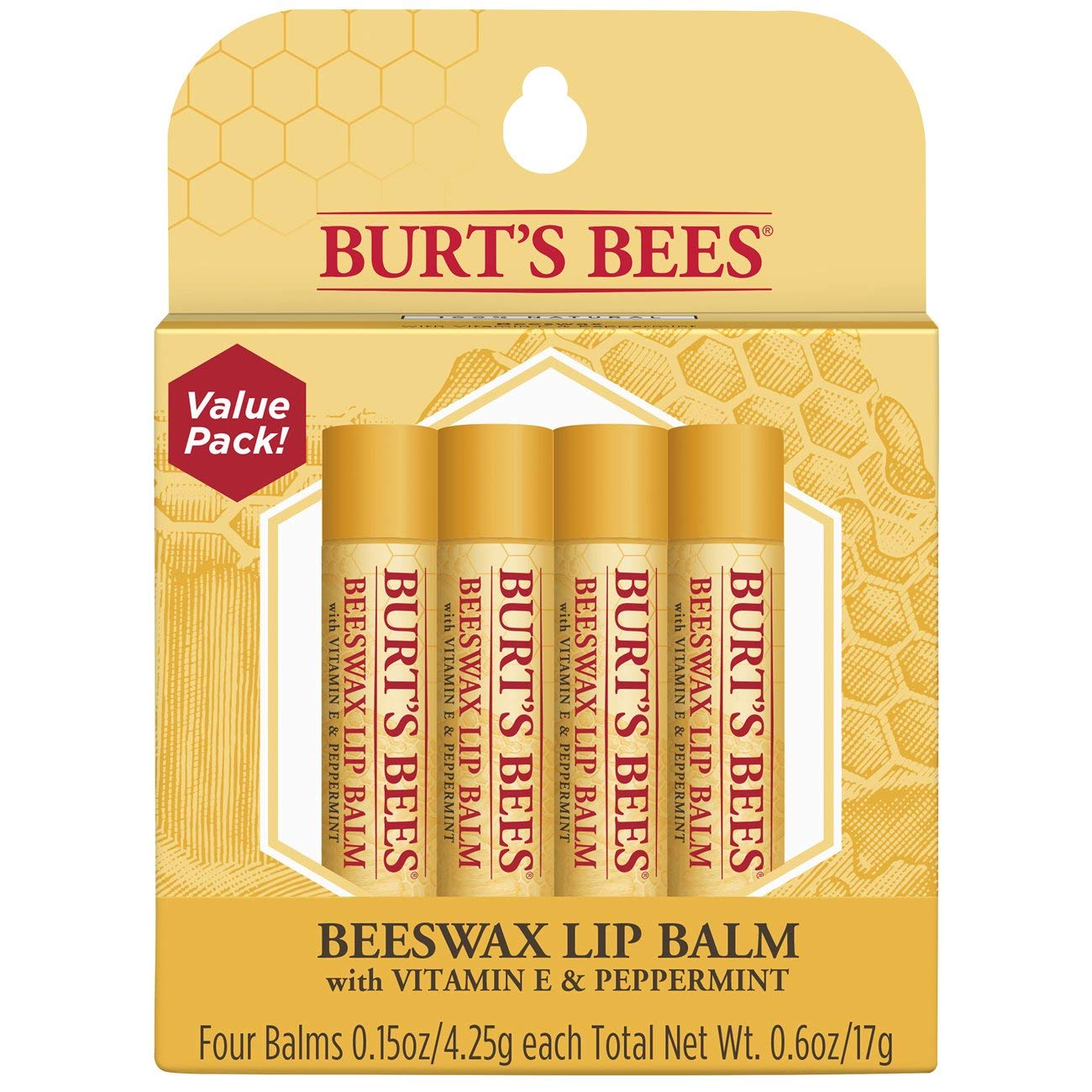 Burts Bees Burts Bees 100 Natural Moisturizing Li - Gallery 2