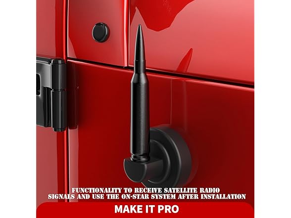 KitsPro 50 Cal Antenna for 2007-2023 Jeep