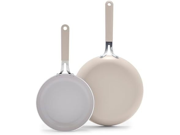 GreenLife 8” & 10” Nonstick Frying Pans