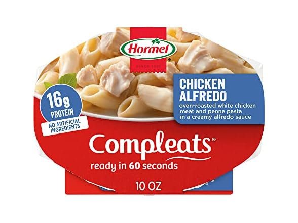 6PK HORMEL COMPLEATS Chicken Alfredo Microwave Tray