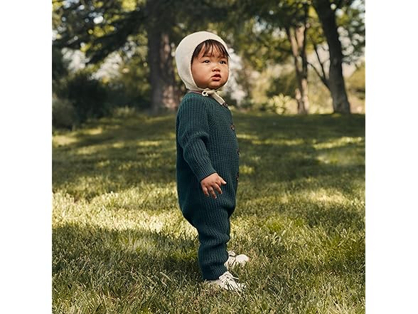 Amazon Essentials Unisex Babies Cotton Knit Playsuit