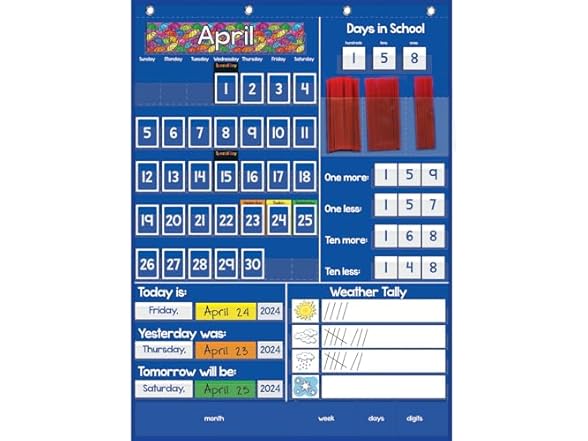 All About Today Pocket Chart - 22" x 30"