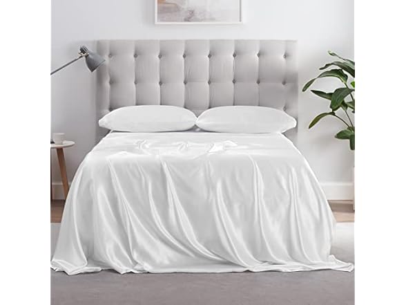 Serta King SatinLuxury 4pc Sheet Set
