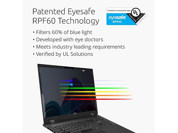 Kensington Eyesafe Privacy Screens Filter 15.6 inch