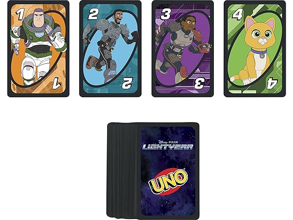 Mattel Games UNO Lightyear Card Game