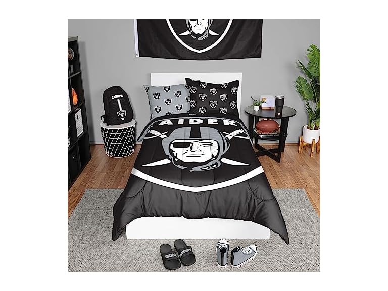 RAIDERS Team 3 PC Twin Bed Set