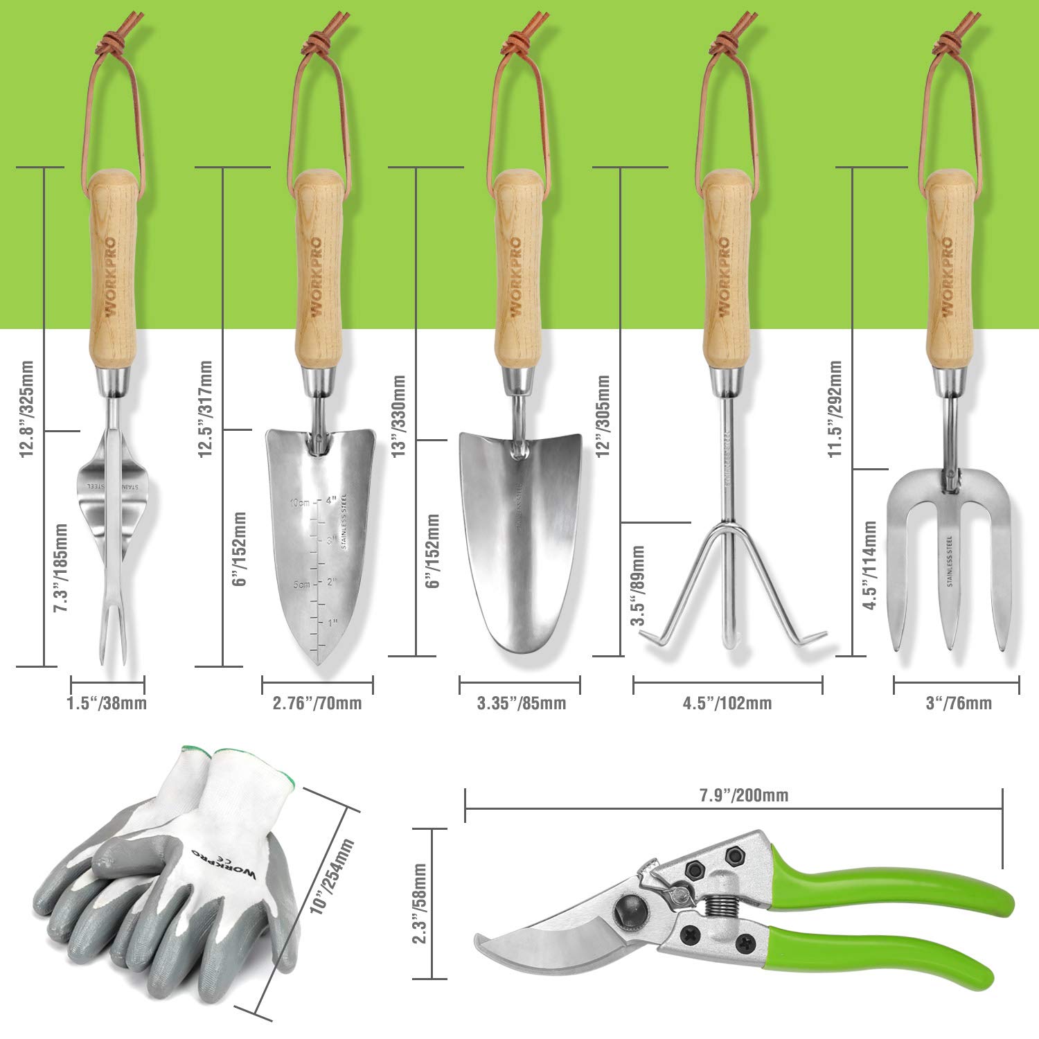 WORKPRO 7-Piece Garden Tools Set - Gallery 9