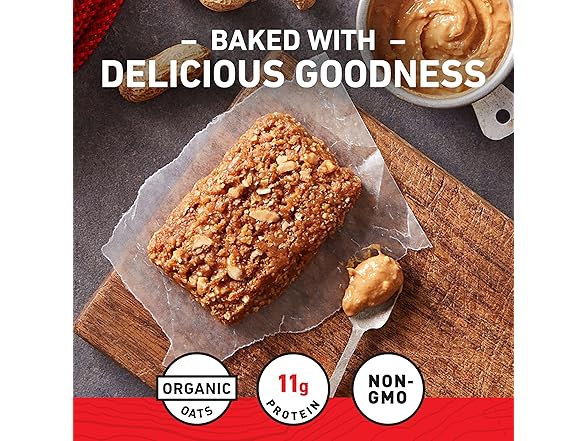 CLIF BAR - Energy Protein Bars - Crunchy Peanut Butter