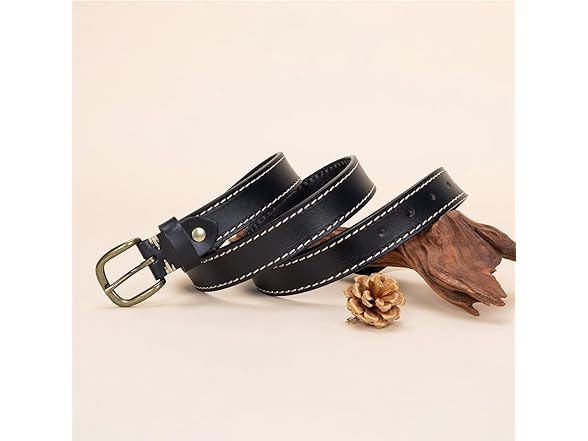 HOLMANSE Women's Western Leather Belt